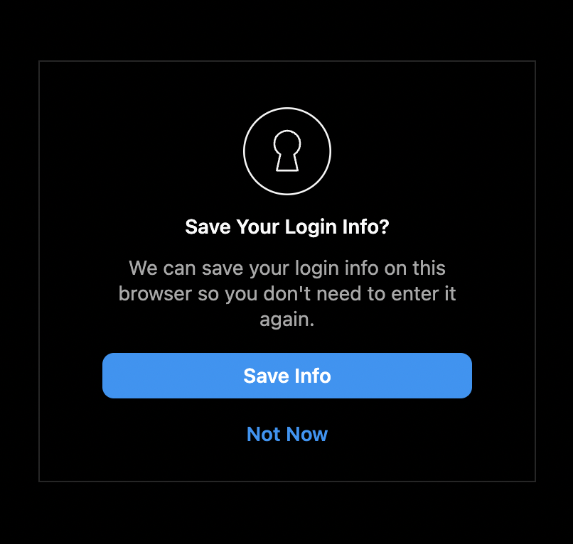 not saving your login info is a great way to stop mindless scrolling