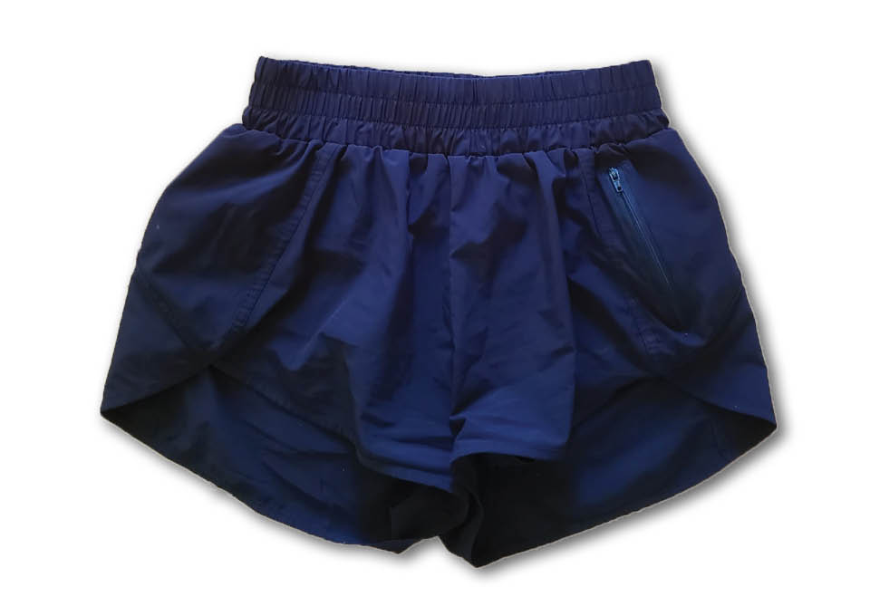 an image of a pair of running shorts which are in my 10 piece summer capsule wardrobe