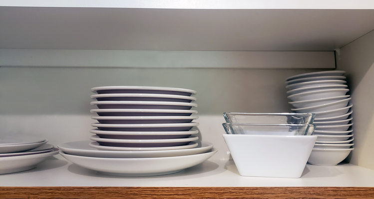How To Declutter Serving Dishes