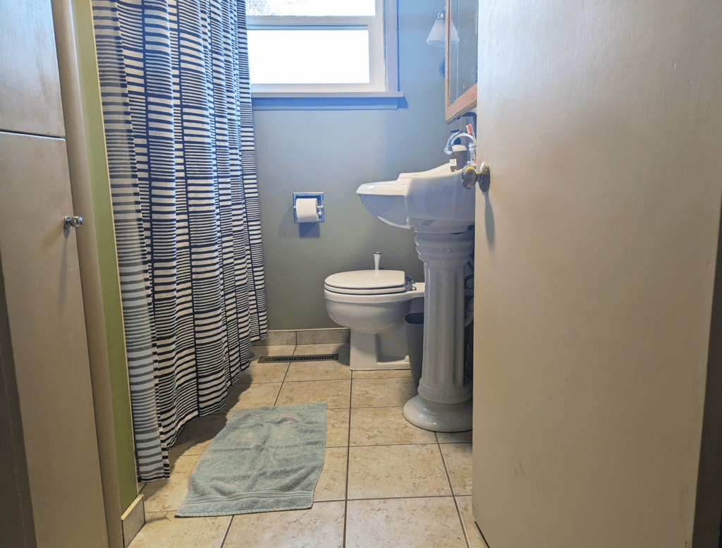 My minimalist bathroom.